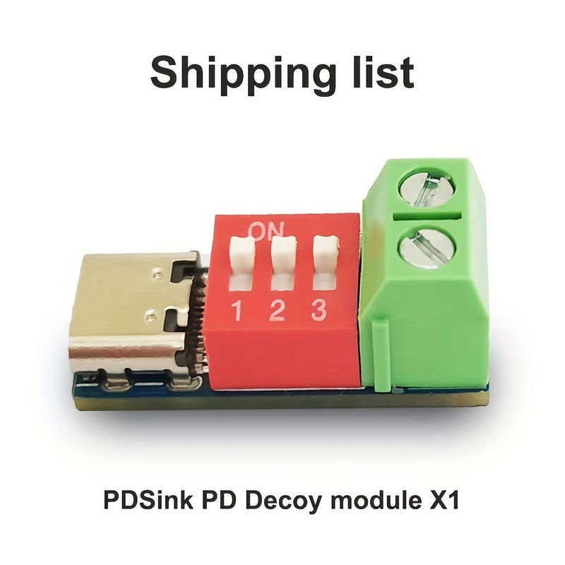 1pc PD BC Protocol Logic Test PCB For 18650 Arduino ESP32 Raspberry Pi - Image 4