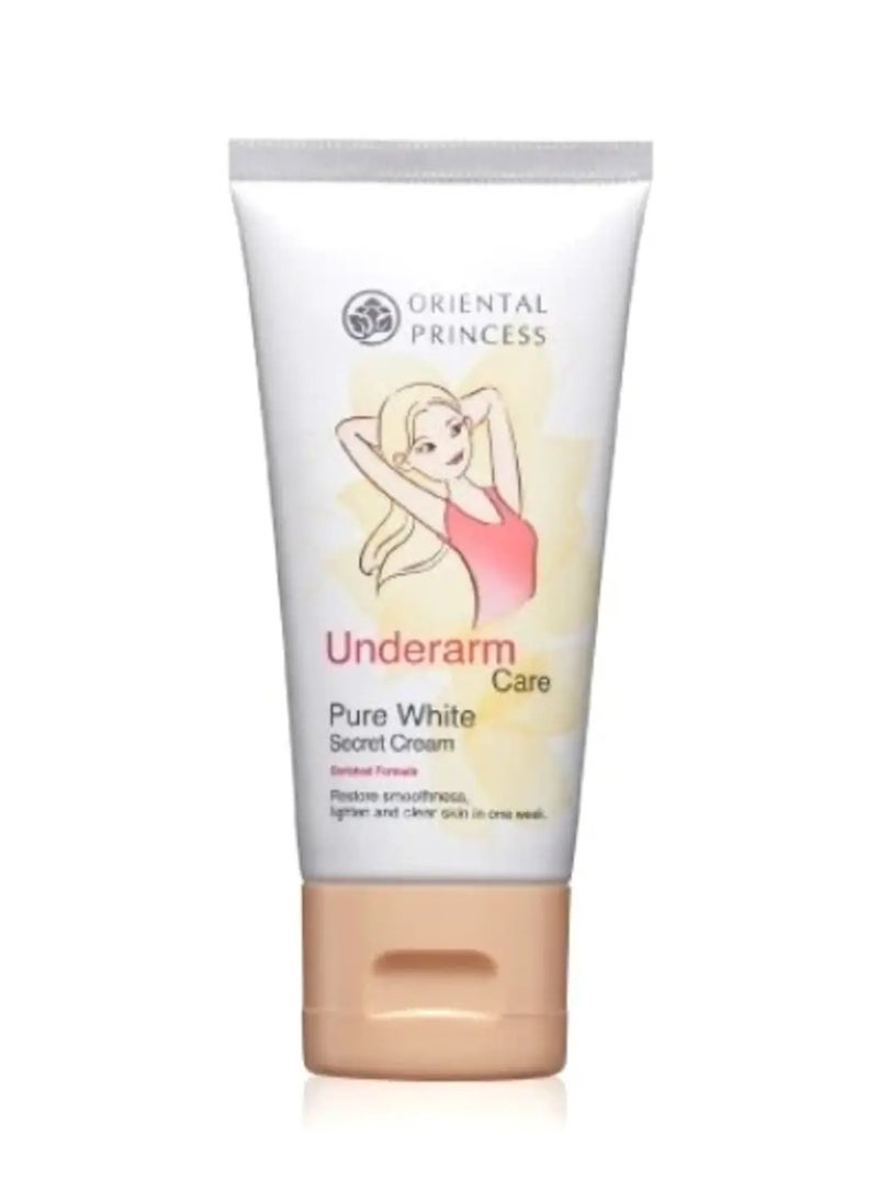 ORIENTAL PRINCESS Oriental Princess Underarm Care Pure White Secret Cream 50g – Brightens, Smoothens & Softens Dark Underarms 