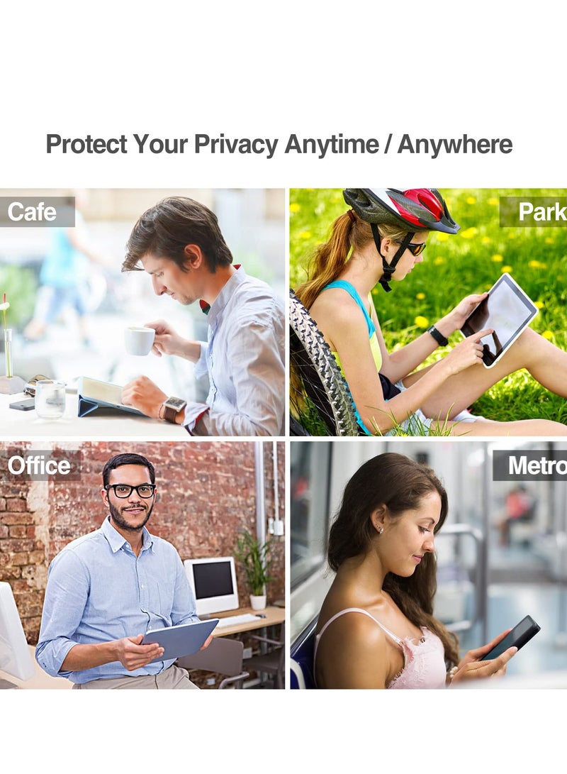 Procases iPad 10th Generation 10.9 Inch 2022 Privacy Screen Protector Anti Spy Tempered Glass Film Guard - Image 4