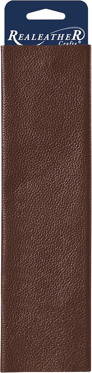 Realeather Silver Creek Leather Realeather Leather Piece 85 x 11  Premium Trim Brown - Image 1