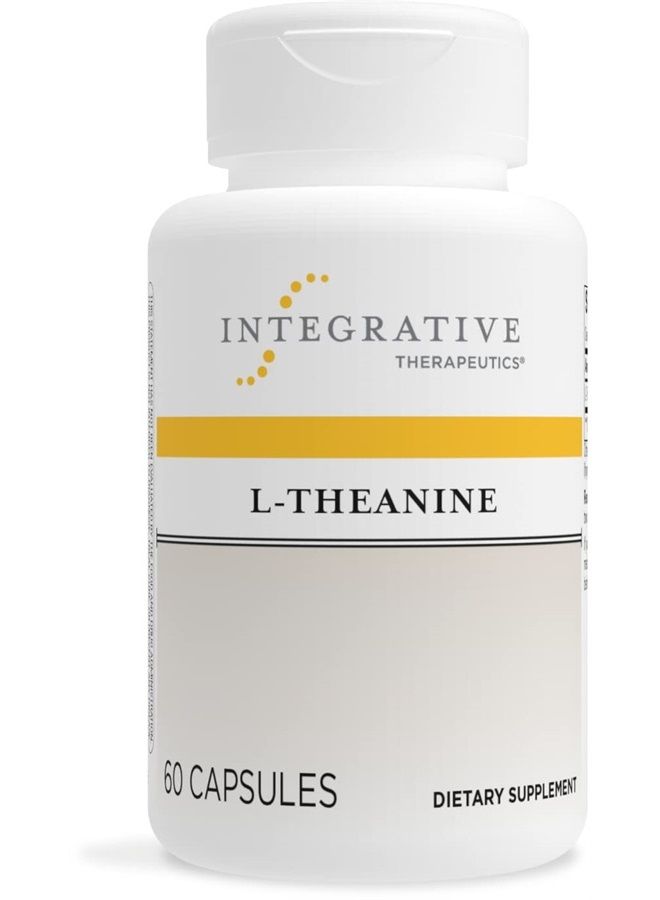 Integrative Therapeutics L-Theanine 200 mg - Promotes a Relaxed State & Healthy Stress Response* - Vegan and Gluten Free - 60 Capsules - Image 1