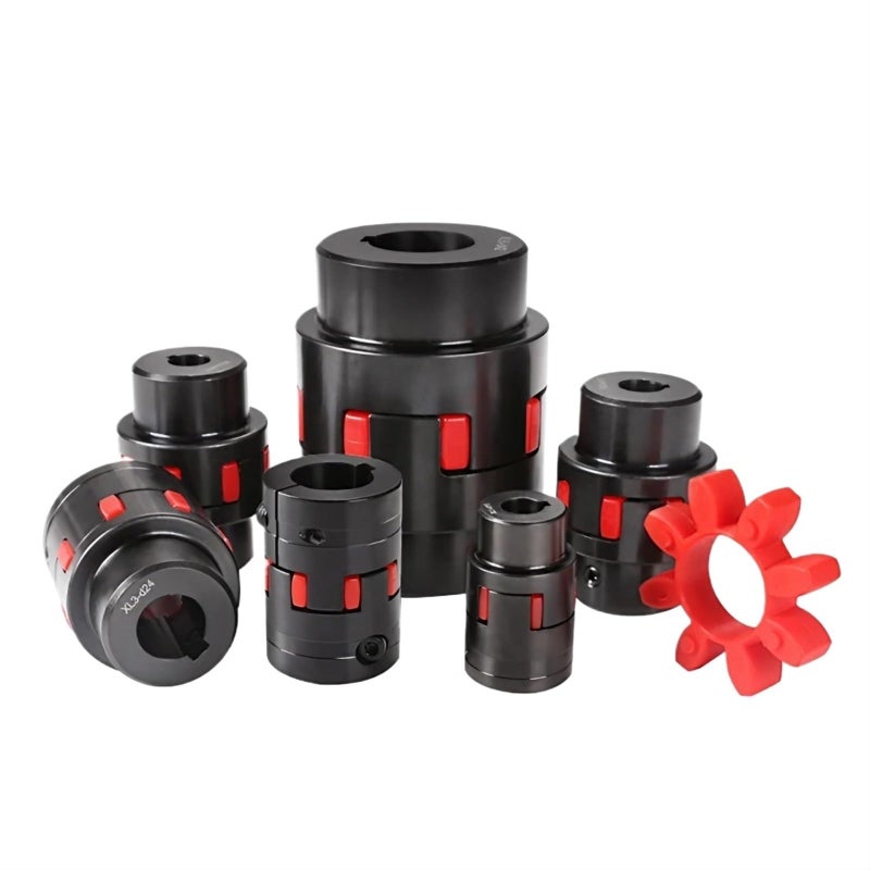 18x22mm Flexible Shaft Coupling Motor Ballscrew Jaw Spider Plum Steel Clamp Type - Image 3
