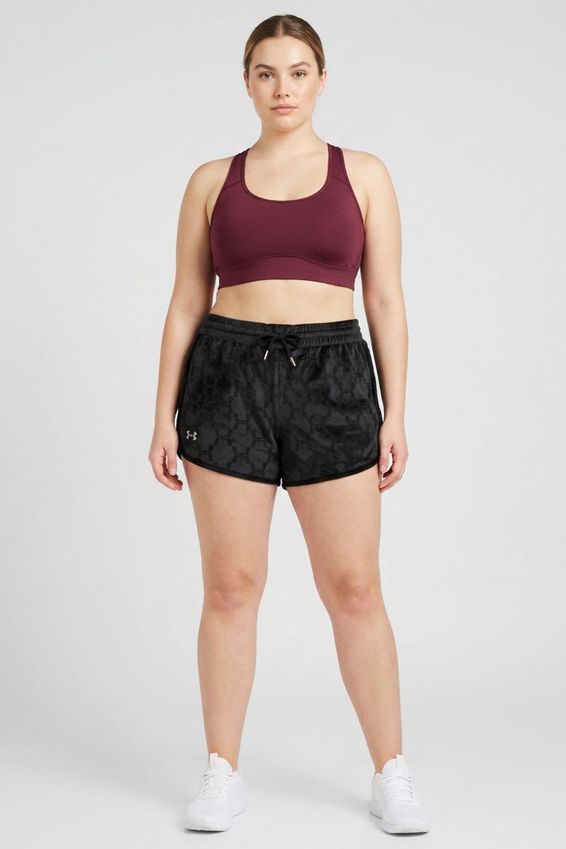 UNDER ARMOUR Women Loose Fit Outdoor Shorts, Wash Black - Image 2