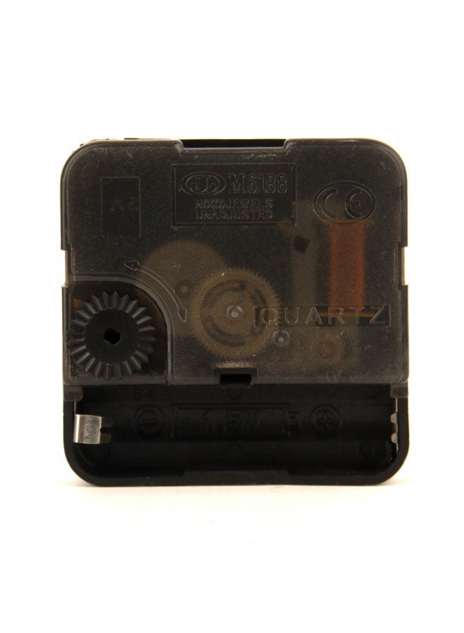 ماكينه ساعة الحائط الصينية, كوارتز, مع أنبوب ستاندر- بلاستيك-أسود-C011 - Image 5