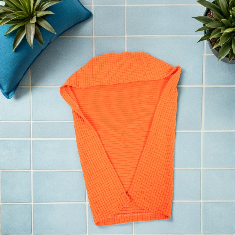 4pcs Sofa Arm Covers: Non- Chair Arm Rest Covers Washable Stretch Armchair Couch Protector For Recliner Chair Sofa Orange - Image 2