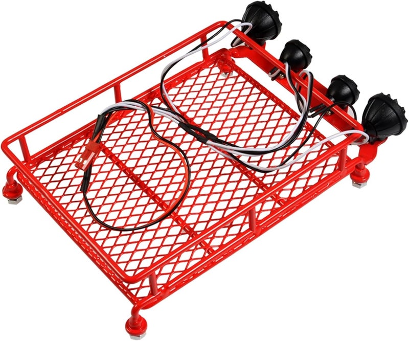 Yurefax 1/10 Roof Rack Luggage Carrier for RC Crawler Cars - Image 3