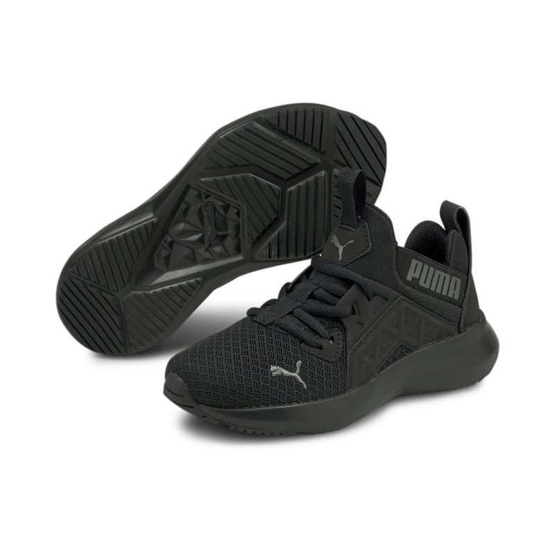 PUMA Soft Enzo NXT Kids Black Trainers - Image 2