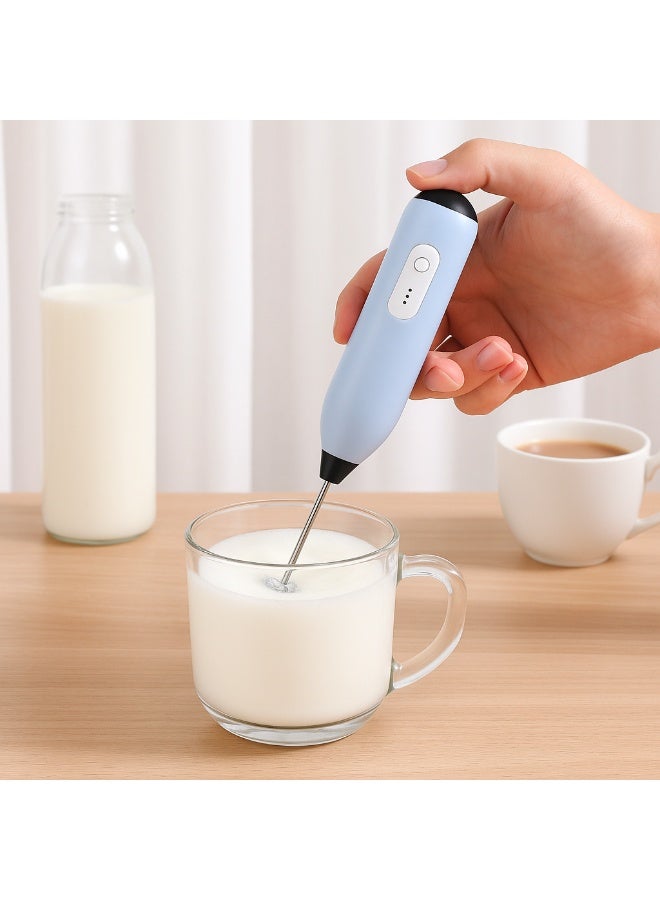 خفّاق قهوة كهربائي صغير – Mini Coffee Mixer محمول بخاصية الشحن USB، خفّاق رغوة للحليب والقهوة، تصميم عصري وخفيف الوزن - Image 3