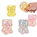 Dhjrefhhd 1Pccs Squeeze Prop Letter Sequins CandyBear Stress Relief Hand Fidget Sensory Office Desk Squishy Tool Blue or Randomly Color - Image 4