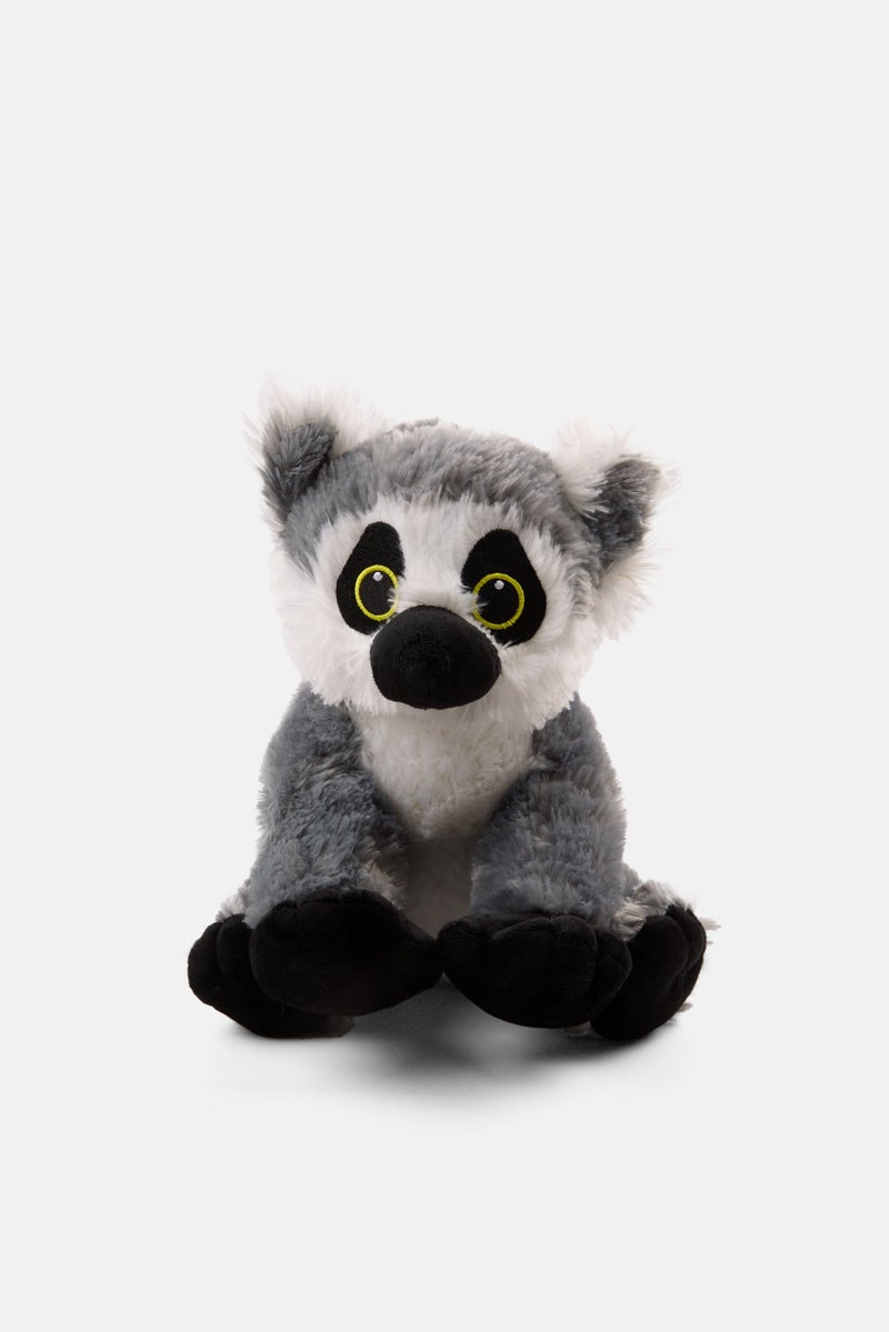 Eco-Pals Stuffed Ring-Tail Lemur Plush Toy 27 cm, Grey  - Image 1