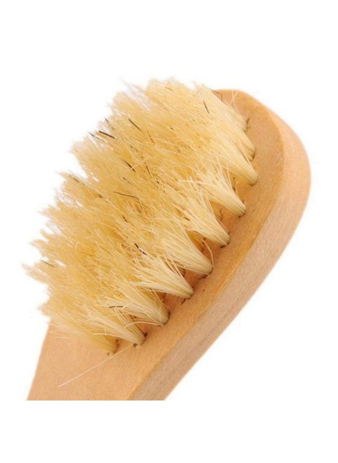 KEWLYSEU Natural Bristles Wooden Face Cleaning Brush Wood Handle Facial Cleanser Nose Scubber Exfoliating Facial Skin Care Pack Of 2  - Image 4
