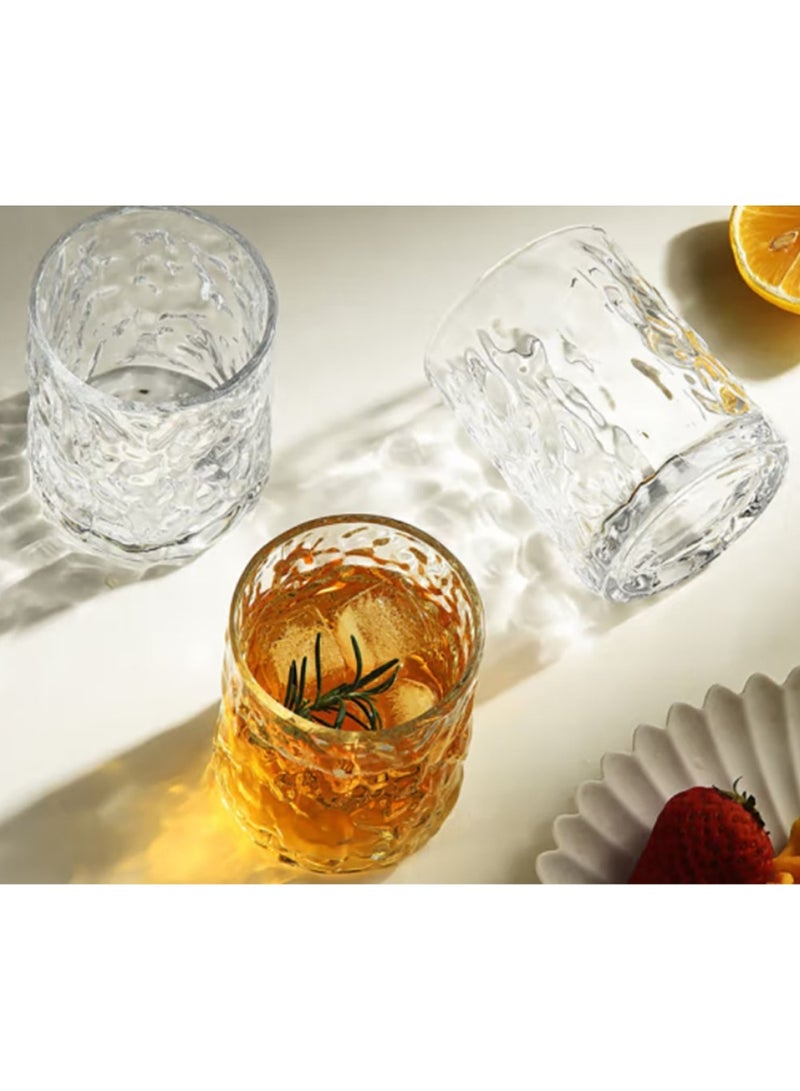 Jingke Glass Cup Transparent Cup Milk Cup Coffee Cup Wine Glass 250ML 2 Pack - Image 4