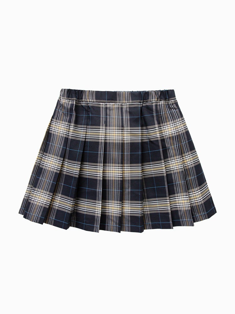 Balabala Girls' Checkered Skirt - Image 1