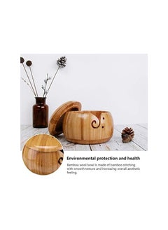 Handmade Yarn Bowl, Crafted Wooden Yarn Storage Bowl with Lid Crocheting Knitting Bowl Yarn Holder Gift for Knitting Crochet Enthusiasts - pzsku/Z46A0BC614FA1AA624FB3Z/45/_/1736393879/00e64ddf-d7c9-44c1-bff2-08c4376941eb