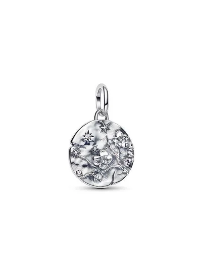 باندورا Cherry Blossom Medallion Charm