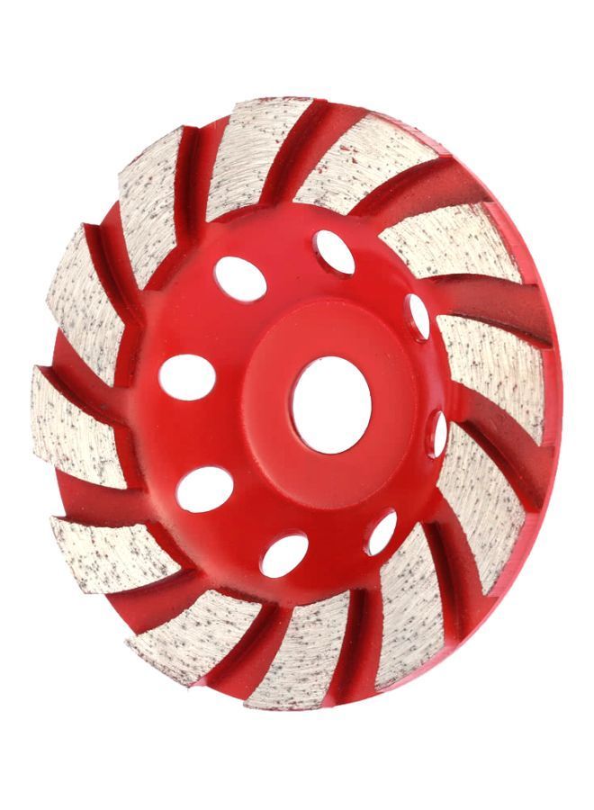 NIBEMINENT Diamond Segment Grinding Wheel Red/Silver  - Image 2