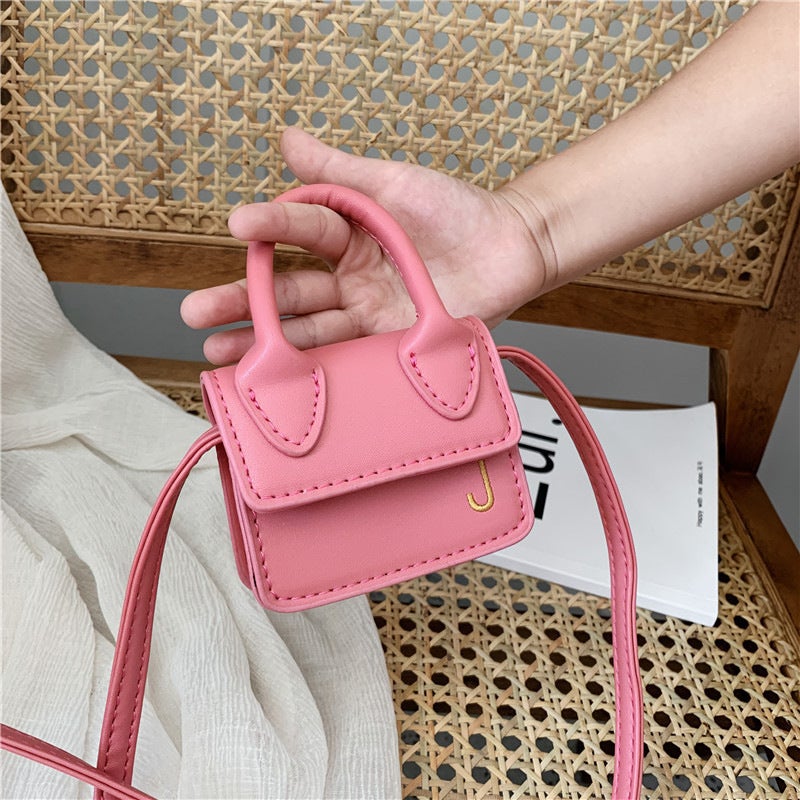 Fashionable Toddler Girls Crossbody Bag Trendy Kids Purse Pink