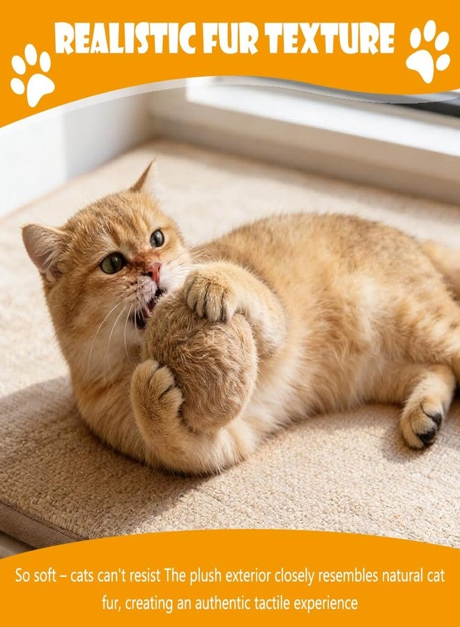 Qpets® Fur Ball Cat Toy, Soft Fluffy Fur Cat Toys Washable Cats Toy Balls Interactive Furry Catnip Toys Ball Interactive Kitten Tool for Biting Chasing & Exercise, Soft Safe Pet Tool for Indoor Cats - Image 5