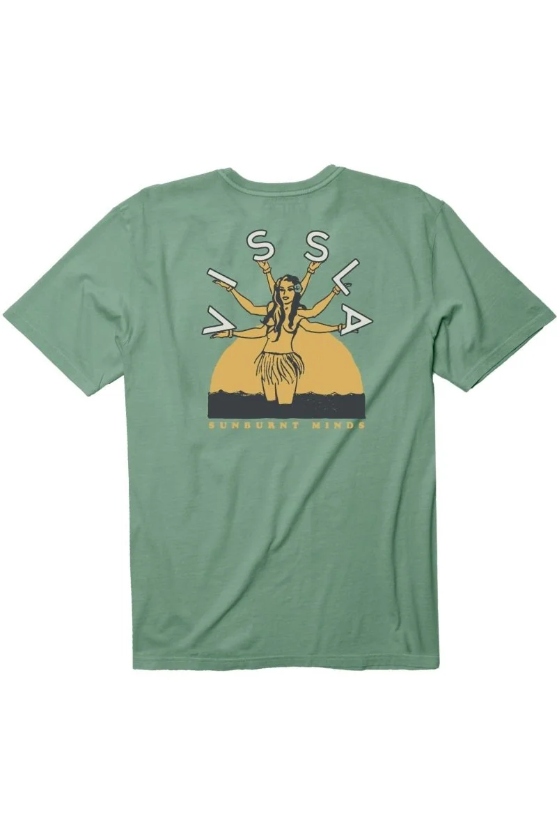 Vissla So Burnt SS PKT Tee Pine