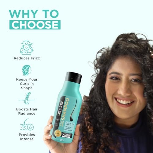 ORGATRE Total Curls Shampoo - 250ml | Rice Water & Argan Oil | Defines & Nourishes Curly Hair | Moisturizing Shampoo for Men & Women - Image 3