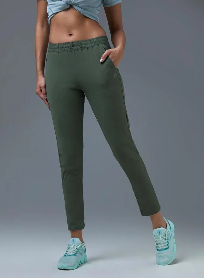 Technosport Solid Straight Fit Trackpants
