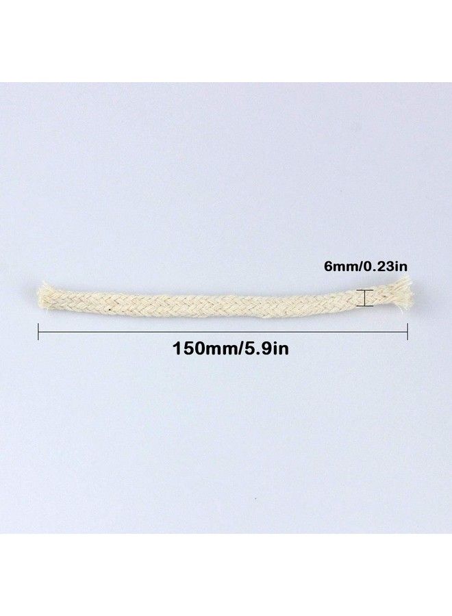 GLOGLOW 7Pcs Heatresistant Oil Lamp Wick 185Mm 7.3In Kerosene Round Cotton Wick With Ceramic Holder For Oil - Image 4