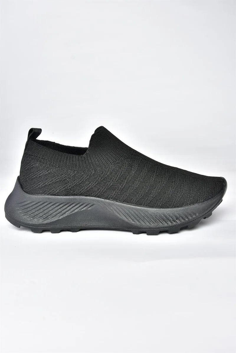 فوكس شوز P239503304 Black Knitwear Fabric Women's Sports Shoes Sneakers