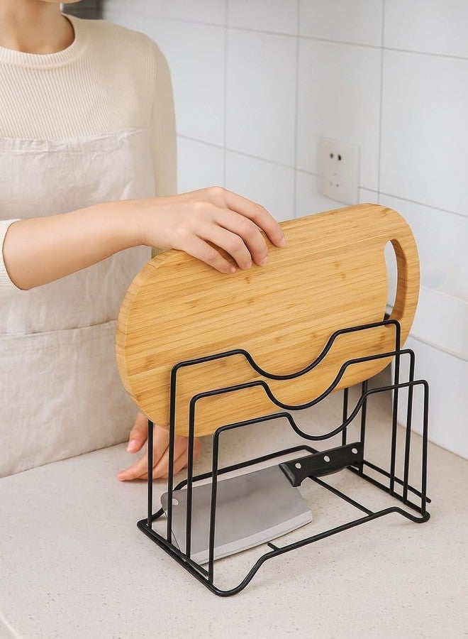 Vichaxan Multifunctional Kitchen Cabinet Pantry Pan and Pot Lid Organizer Rack Holder | Kitchen Cookware Organizer Space Saving Storage Rack || - Image 1