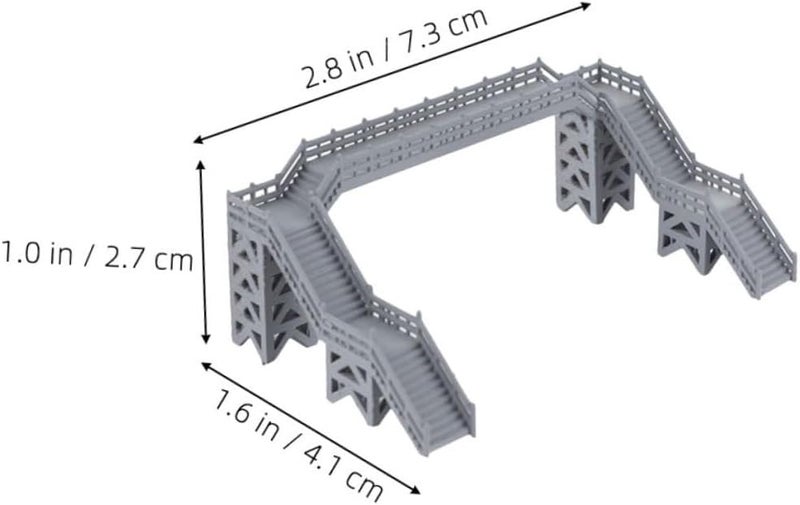 DOITOOL 2pcs Scale DIY Train Accessories for Sand Table Decor Realistic Detailing for Railway Layout and Home Decoration - Image 2