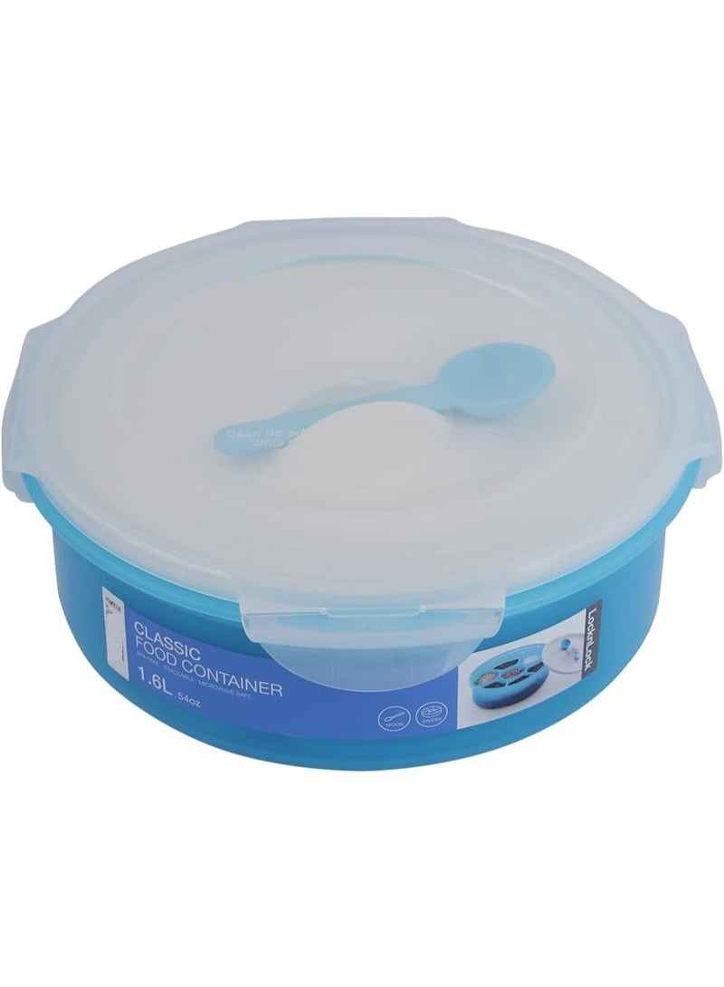 لوك اند لوك حاوية تخزين طعام دائرية كلاسيكية سعة 1.6 لتر - Image 2