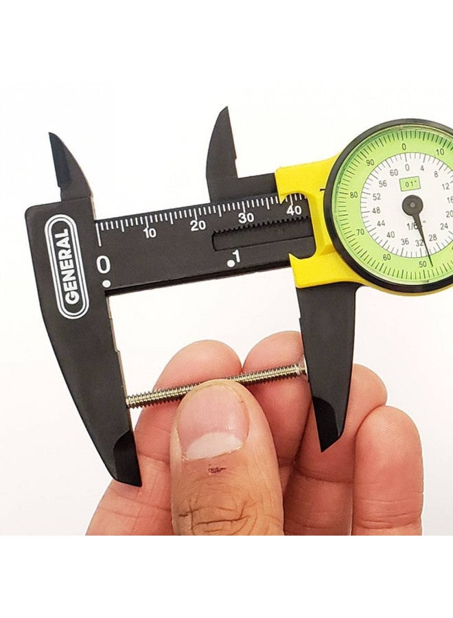 General Tools General Tools 142 Plastic Dial Caliper, 0-6" Range, 01" & 1/64" 