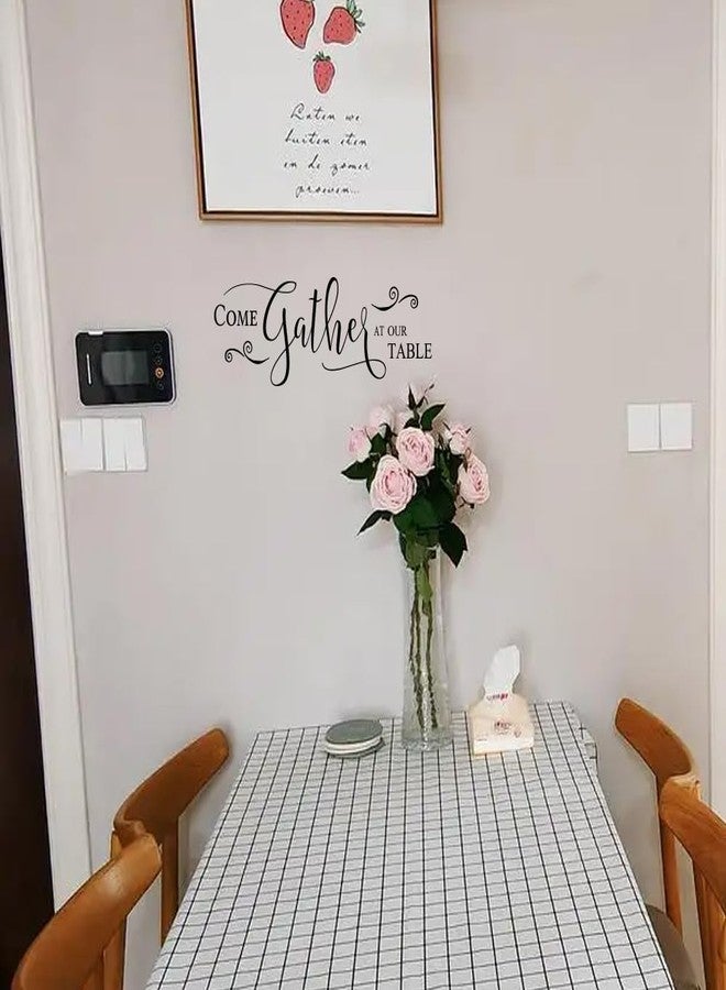 MOVANKRO Come Gather at Our Table Home Décor Kitchen Dining Room Wall Art Kitchen Wall Décor - Image 4