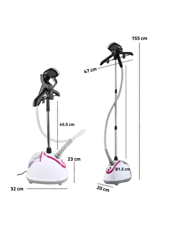 RAF Reliable Vertical Garment Steamer with Powerful Heating Element, Continuous Steam Release, Adjustable Pole Stand, User Friendly Controls, Suitable for Casual Wear, Formal Clothing, Curtains, Bedding, and Everyday Fabric Care Tasks - Image 5