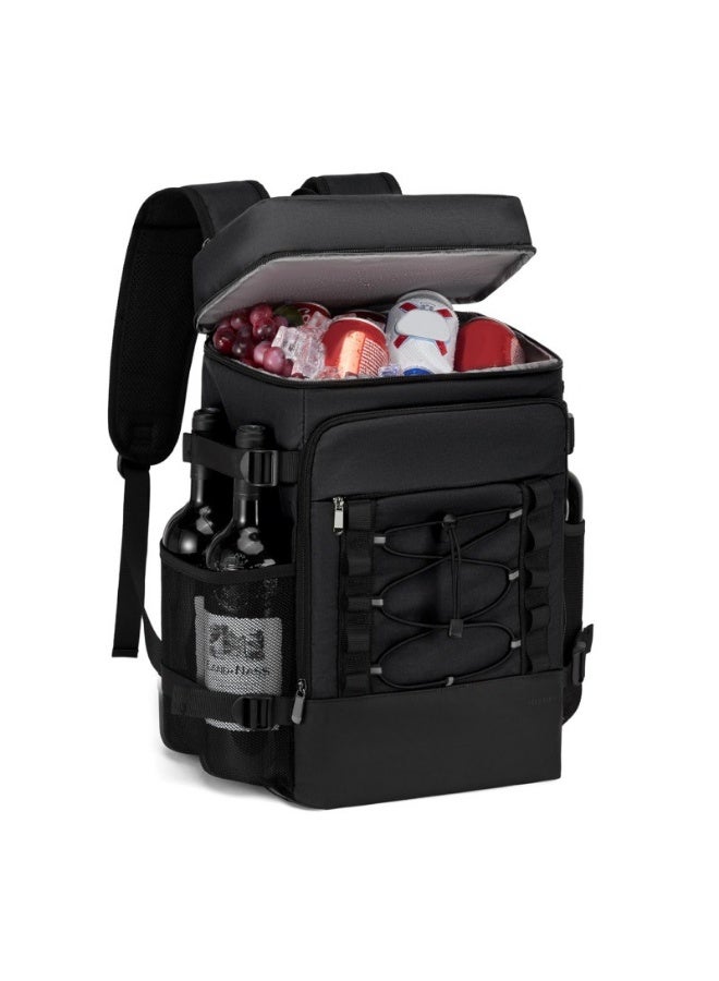 Dual Compartment Insulated Backpack Cooler, Leakproof Oxford Fabric Cooler Bag with Bottle Opener and Card Pocket, 12-Hour Cold Storage, Large Capacity for Drinks and Food - Image 1