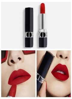 Dior Addict Dior Lipstick Trio Rouge Travel Collection Gift 999 (Velvet Matte Satin) 3.5g  - Image 3