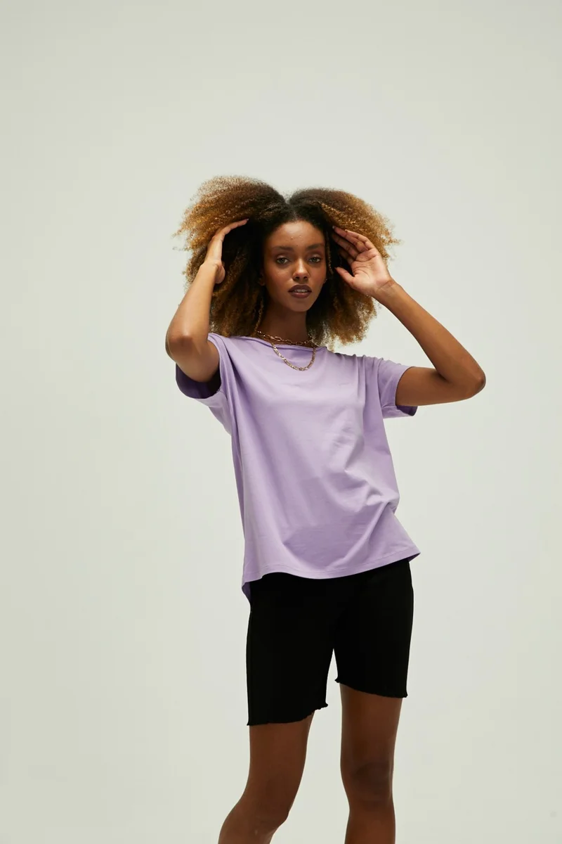 Bad Bear Women's Lavender T-Shirt Nidra