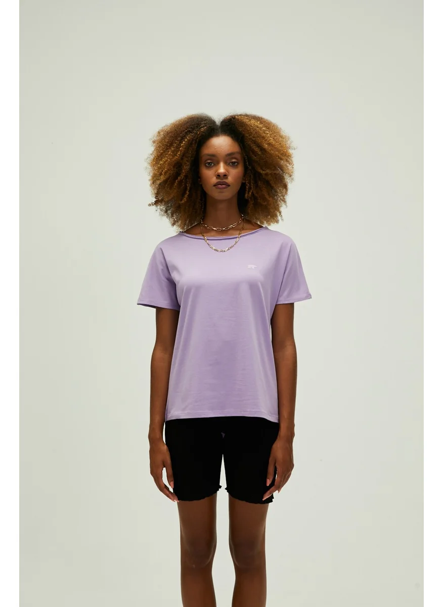 باد بير Women's Lavender T-Shirt Nidra