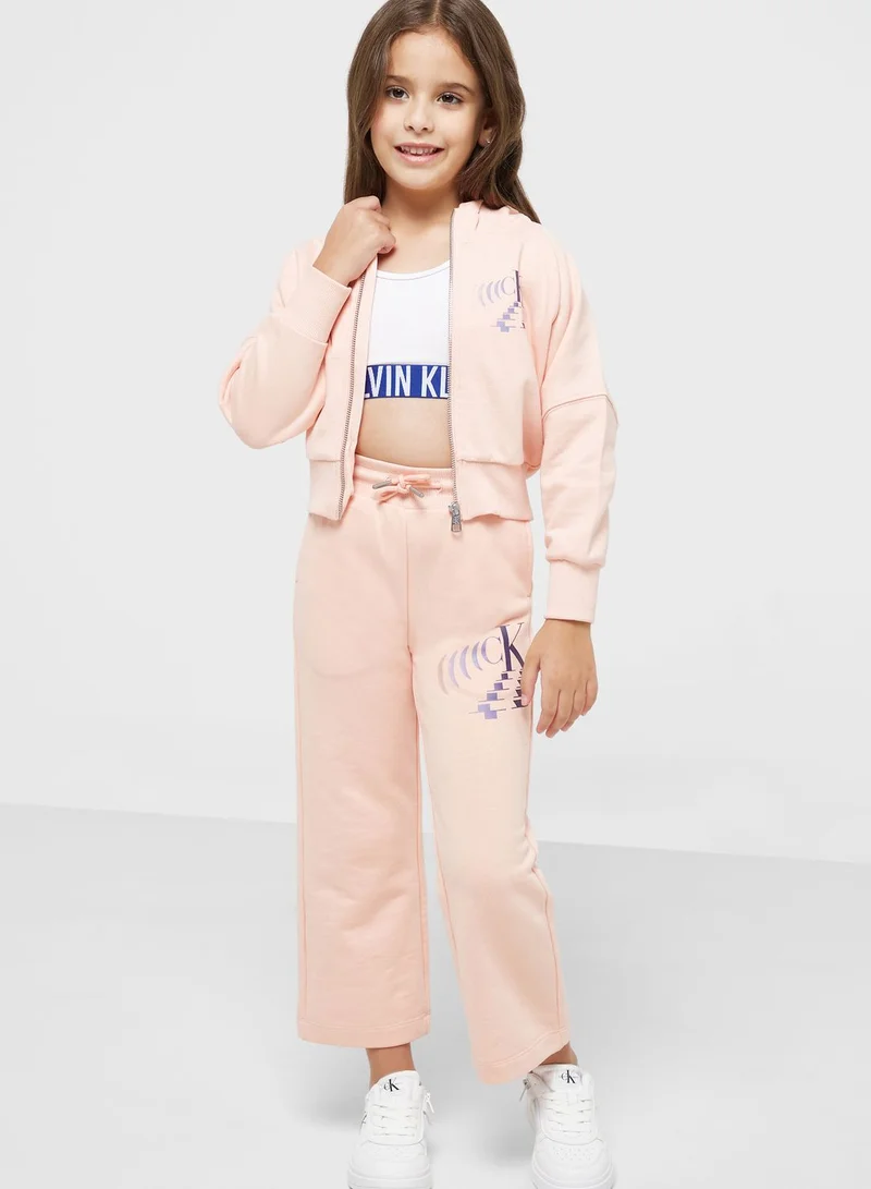 Calvin Klein Jeans Youth Mini Logo Band Top