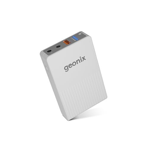 GEONIX Trot R7 Mini UPS Power Bank|Backup Upto 6 Hours|2x2000 mAh Battery|Supports 12V/2A,9V/2A,5V/2A Output|Power Backup for Wi-Fi Routers,CCTV Camera,Set-Top Box,Cordless Phone,Modem USB(White) - Image 1