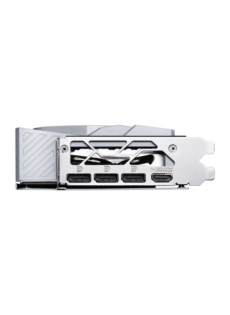 إم اس أي GeForce RTX 5070 12GB GAMING TRIO OC WHITE Graphics Card, NVIDIA GeForce RTX 5070 GPU, PCIe Gen 5, 6144 CUDA Cores, 28 Gbps Memory Speed, 12GB GDDR7, 192-bit Memory Bus, DisplayPort x3, HDMI 2.1b, HDCP Support, 7680x4320 Max Resolution, G-SYNC, 16-pin Power Connector White  - Image 5