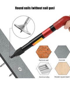 MJZ 200 pcs Round Nails for Manual Steel Nail Gun, Nails for Wall Fastening Tool, Nail Gun Accessories for Concrete Ceiling Cable Ducts Fixed Slotting Device Repair Tool Home DIY  - Image 5