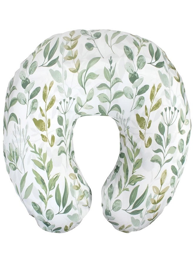 Windson Craft Baby Feeding Pillow with Detachable Cover, Safety Belt | Breastfeeding Pillow | Nursing Pillow (Green Leaf) - Image 2