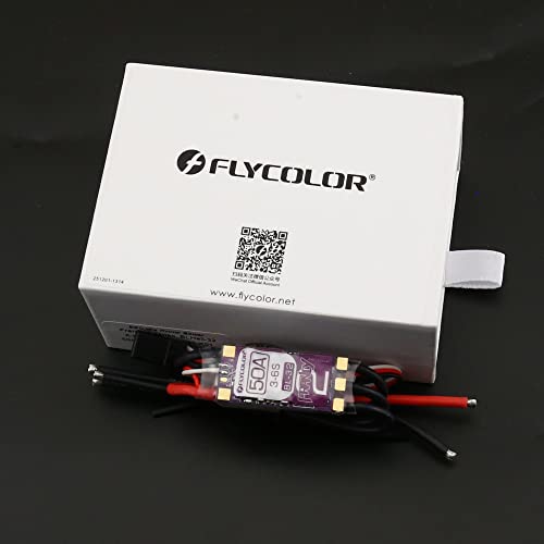 SoloGood 2PCS FLYCOLOR Francy 2 50A Brushless ESC Speed Controller Support 3-6S BEC 5V/3A BL32 Dshot for RC Airplane - Image 5