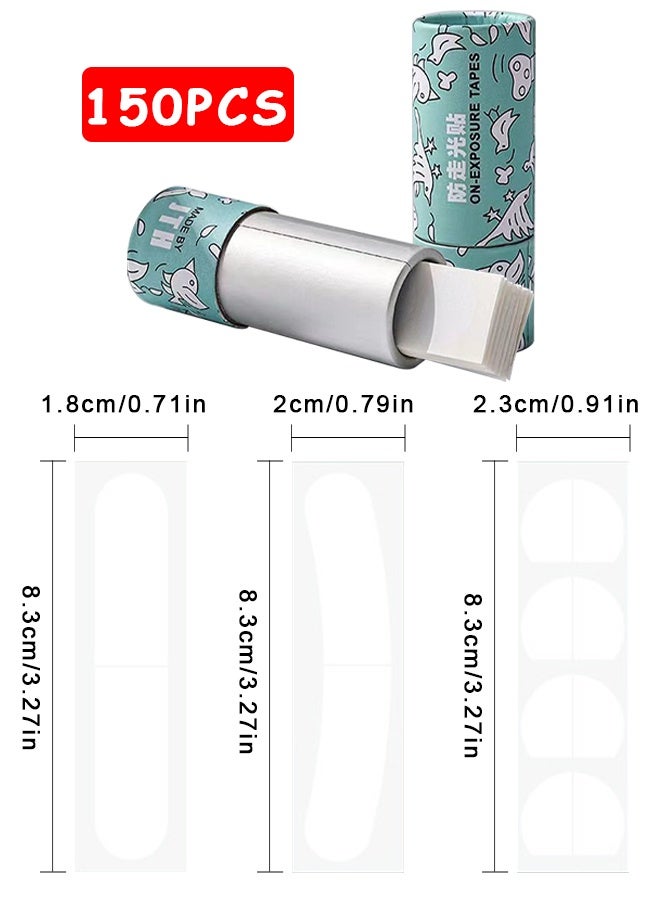 150 قطعة من شرائط لاصقة مزدوجة الوجه للملابس، شريط أزياء ذاتي اللصق للملابس للنساء، شريط قوي وشفاف للجسم لجميع أنواع البشرة، شريط خياطة غير مرئي لملابس النساء، شريط أقمشة لحمالات الصدر والفساتين، لاصق غير مرئي وصديق للبشرة - Image 2