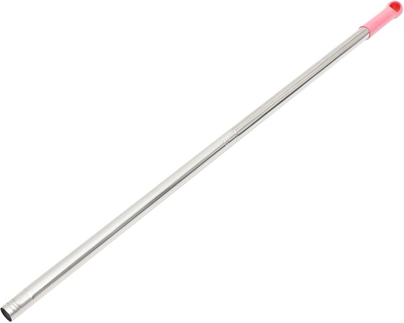 Steel Broom Handle Pole 19mm Diameter Metal Replacement Sweeping Broomstick Rod for Floor Cleaning with Sturdy Steel Construction Suitable for Home and Commercial Use Random Color - Image 1