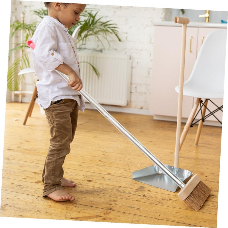 Steel Broom Handle Pole 19mm Diameter Metal Replacement Sweeping Broomstick Rod for Floor Cleaning with Sturdy Steel Construction Suitable for Home and Commercial Use Random Color - Image 3