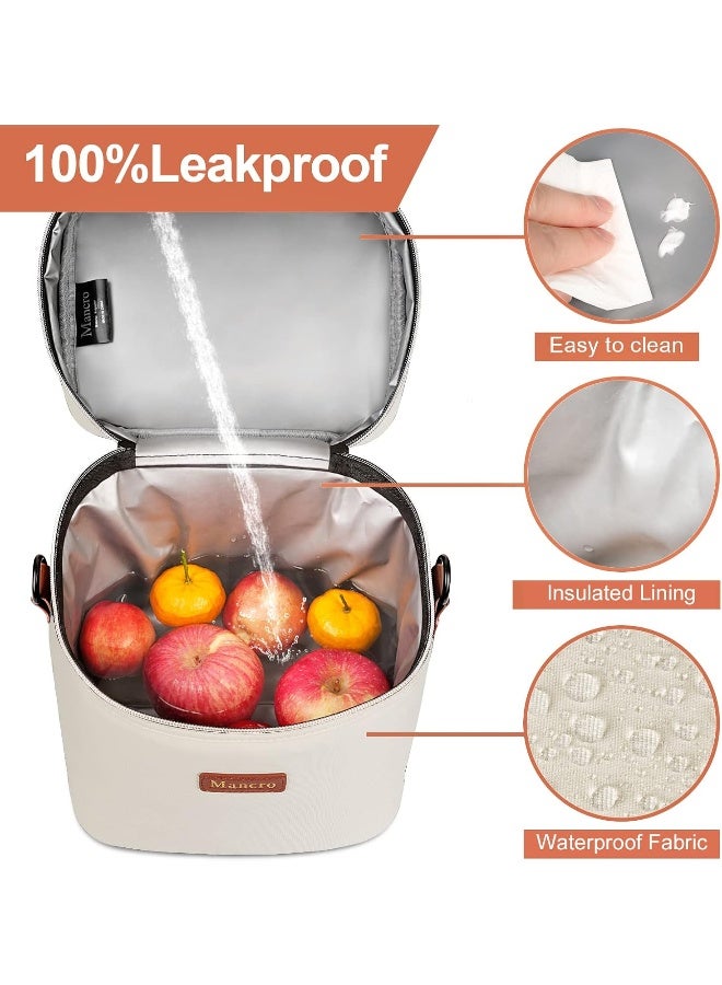 Mancro Breastmilk Cooler Bag with Ice Pack, Insulated Baby Bottle Bag Fits 6 Baby Bottle Up to 9 Ounce, Baby Bottle Bag Great for Nursing Mom Daycare - Image 4