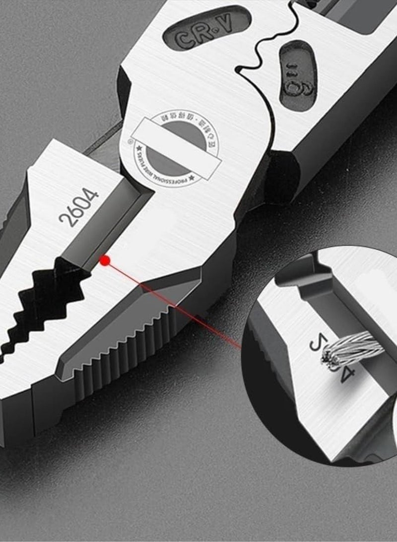 GGOOT Universal Multifunctional Diagonal Pliers Needle Nose Pliers Hardware Tools Universal Wire Cutters Electrician Wire Pliers (Color : Wire Cutter 9 inch G)  - Image 4