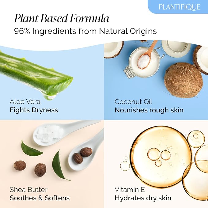 Plantifique Hydrating Foot Mask Socks 4 Pairs with Shea Butter for Soft Heels Deep Moisturizing Repairing Dry Rough Skin Korean Skincare Foot Care Gift - Image 3