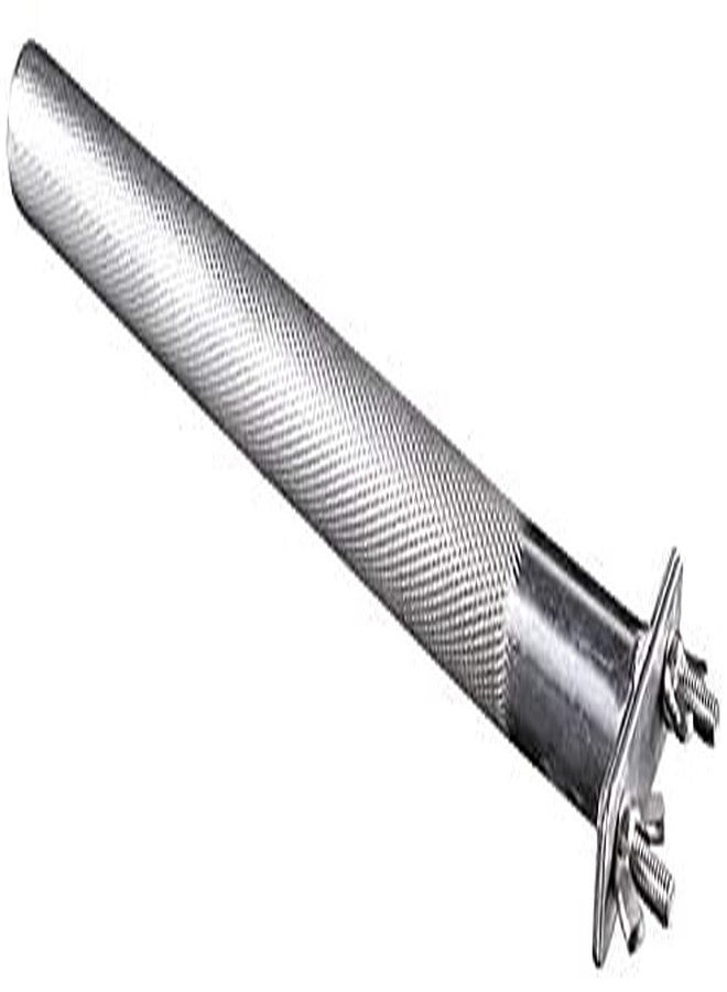 Litewoo Bird Perch Stainless Steel Stand Parrot Rod Grinding Claws Trimming Beak Nails Grinding Stick Exercise Platform for Parakeet Cockatiel Conure African Grey Macaw Finch Bird Cage Accessories (M) - Image 1